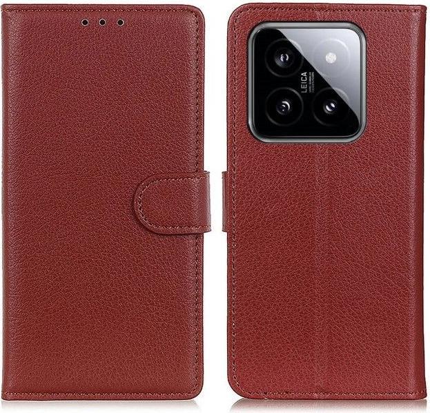 Immagine prodotto MU Classic Serie di copertine per libri in pelle Litchi (Xiaomi 14 Pro)