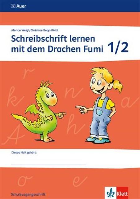 Image du produit Schreibschrift lernen mit dem Drachen Fumi. Arbeitsheft 1. und 2. Klasse. Schulausgangsschrift (Allemand, Weigl, Marion/Kopp-Kölbl, Christine, 2015)
