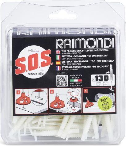Raimondi RA180VSOS130 SOS-Clips zum Nivellieren - 130 Stück
