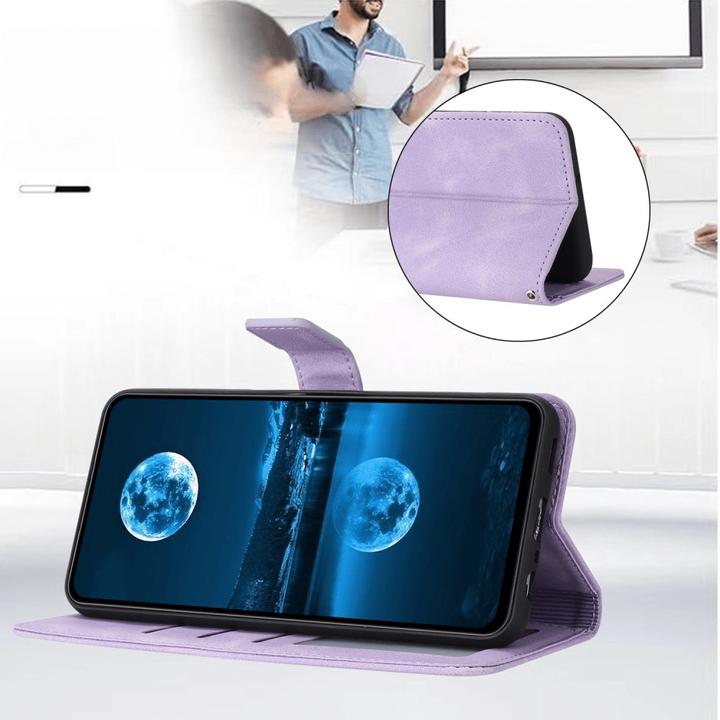 Produktbild Cover-Discount Galaxy S25 / S24 – Wildleder Look Etui im Vintage Design (Samsung Galaxy S24, Samsung Galaxy S25)