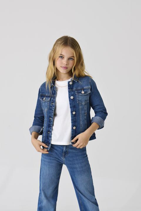 Immagine prodotto Only Giacca di jeans blu scuro (116)
