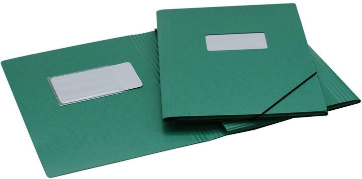 Image du produit Erola Dossier de classement A4 vert avec fenêtre + 3 rabats (A4, 1 x)