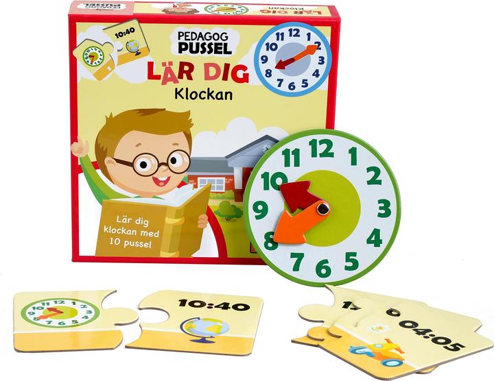 Barbo Toys Barbo Classic Pedagog Pussel Lär Dig Klockan (SE)