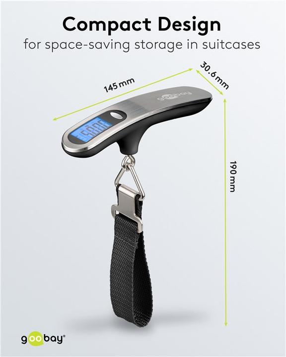Actual product image Goobay Digital luggage scale (Luggage scale)