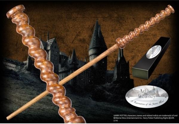 Actual product image Noble Collection Harry Potter Wand Arthur Weasley (Character Edition)