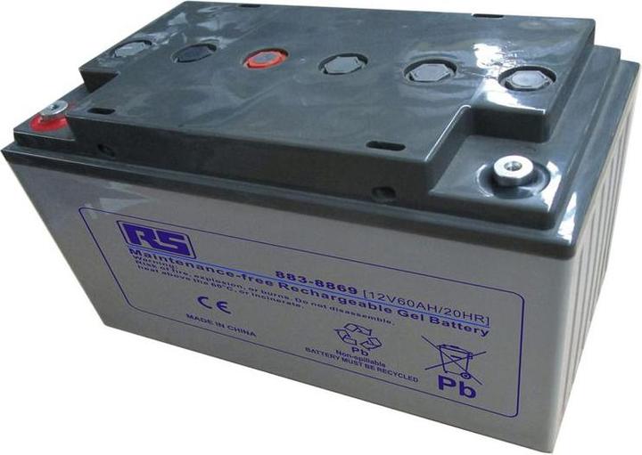 Immagine prodotto Rs Pro Batteria al piombo gel 12v 60Ah (12 V, 60000 mAh)
