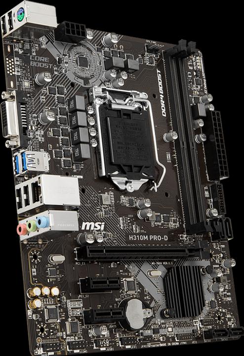 Produktbild MSI H310M Pro-D (LGA 1151, Intel H310, mATX)