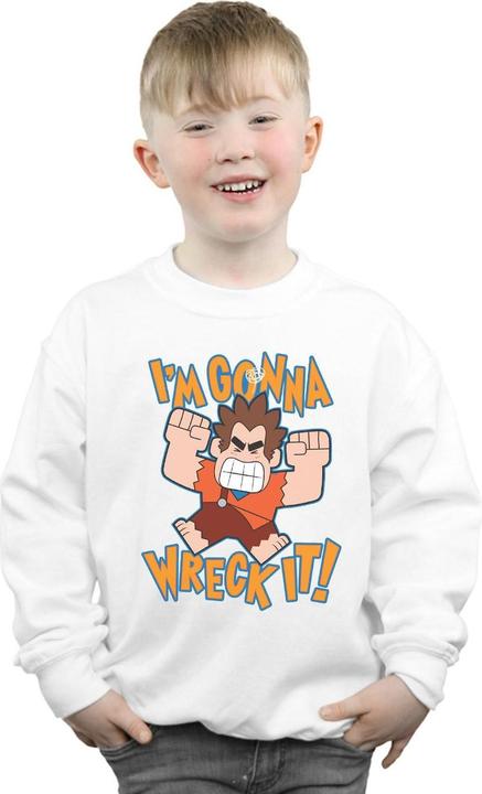 Immagine prodotto Disney Wreck It Ralph I'm Gonna Wreck It Felpa Ragazzi (140, 146)