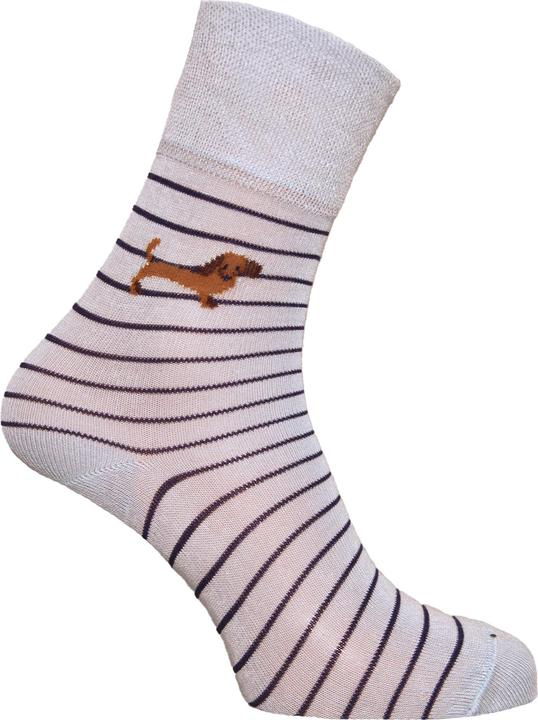Actual product image Simply Essentials Womens/Ladies Bamboo Non Elastic Dog Socks (Pack Of 3) (pack of 3, 37 - 40.5)