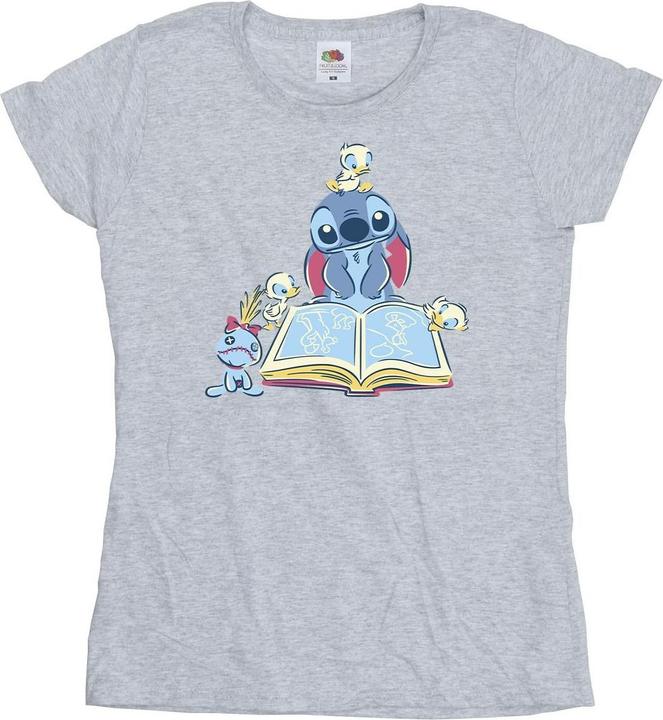 Disney Lilo & Stitch Reading A Book TShirt (M)