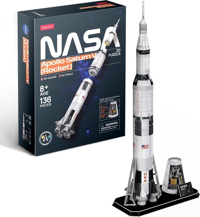 Produktbild Cubicfun Apollo Saturn V Rocket (136 Teile)