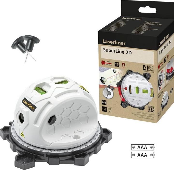 Produktbild Laserliner SuperLine 2D 081.110E Digitale Wasserwaage