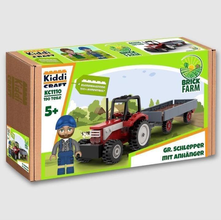 Immagine prodotto Kiddicraft Grande trattore con rimorchio