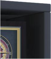 Produktbild VCM Holz CD DVD Stand Regal Rasato mit Glasböden (152 x 21 x 20 cm)