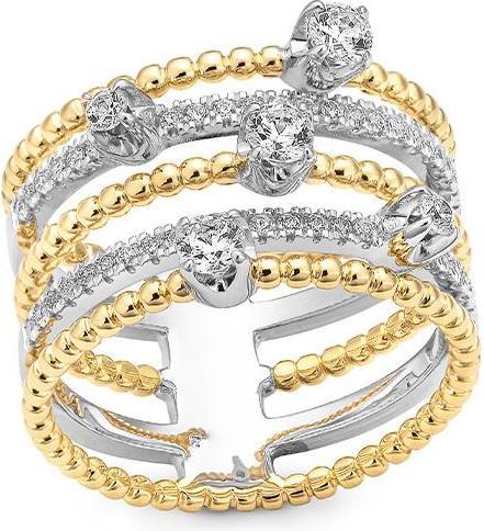 Produktbild Breuning RING - BRILL. 0,612 Ct. H/si (56, 750/18 K Gold)