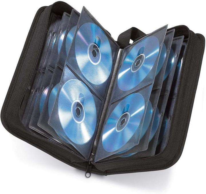 Actual product image Hama CD-/DVD-Wallet made of Nylon 80, black