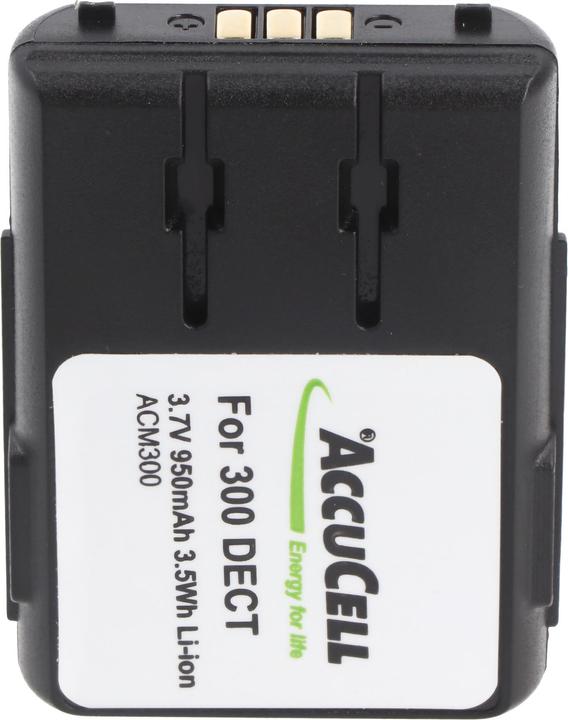 Actual product image AccuCell Battery suitable for Alcatel Mobile 300, 400 DECT Battery 3BN66305AAAA000828, max. 950mAh