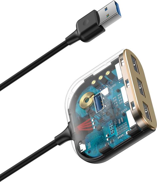 Actual product image Baseus CAHUB-AY01 (USB-A, 4 Ports)