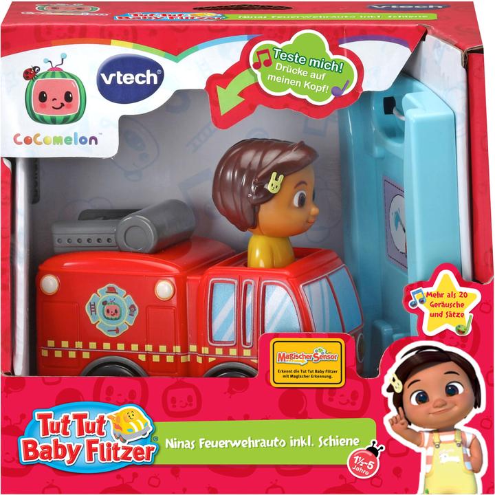 Actual product image VTech Tut Tut Baby Flitzer - CoComelon Nina's fire truck incl. track