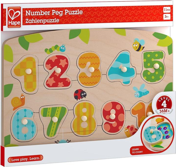 Produktbild Hape Zahlenpuzzle