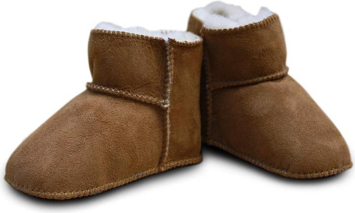 Heitmann Felle Baby Lammfellschuhe mit Klettverschluss (18, 19)