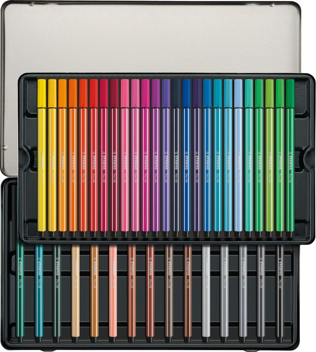 Produktbild STABILO Pen 68 Premium-Filzstift (Mehrfarbig, 40 x)
