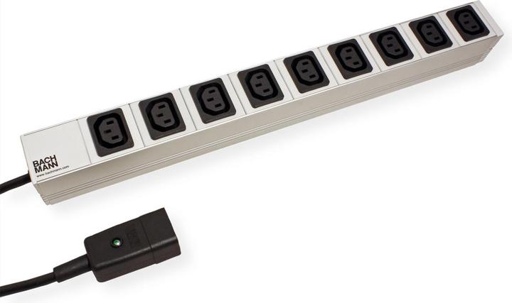 Immagine prodotto Bachmann Striscia di alimentazione (rack (9 x, IEC 320, 2 m)