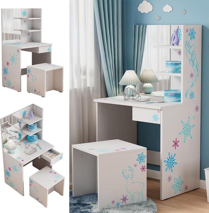 Image du produit Oskar-Store Schneeflocke mit Hocker (55 x 40 x 103 cm)