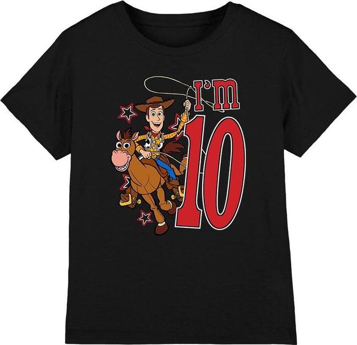 Immagine prodotto Toy Story I'm 10 Maglietta Compleanno Legno Bambini (104)