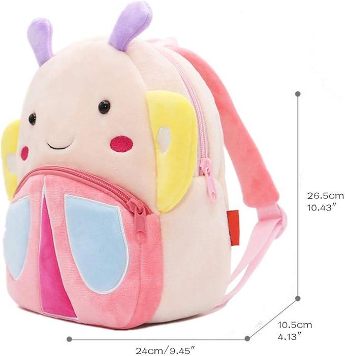 Produktbild Only-Bags.Store Polyester Schultasche, niedliche Tier Plüsch Rucksack, Outdoor-Urlaub kleine Tasche
