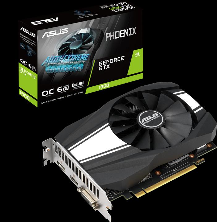 Actual product image ASUS GeForce PH GTX 1660 O6G (6 GB)