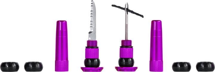 Immagine prodotto Muc-Off Kit di riparazione Stealth Tubeless Punctures Plug Purple