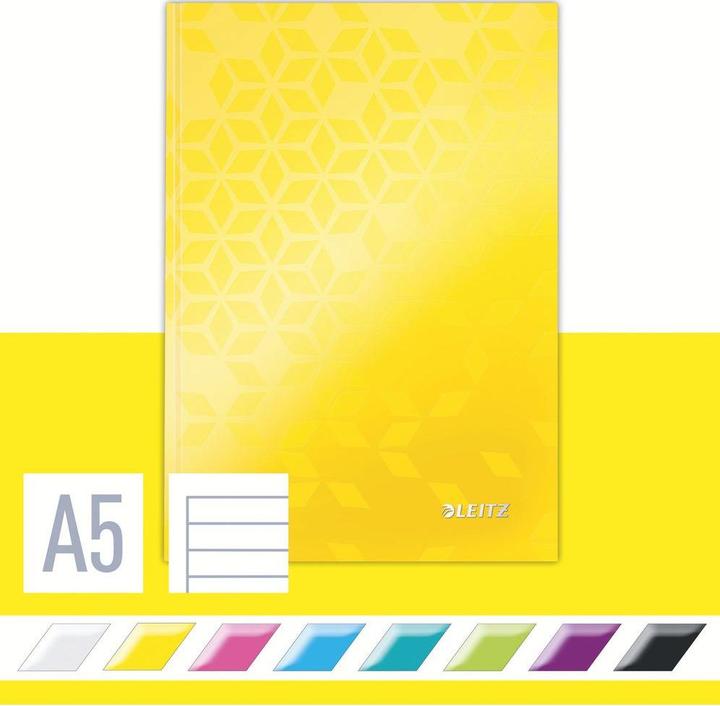 Actual product image Leitz WOW - Notebook (A5, Lined, Hardcover)