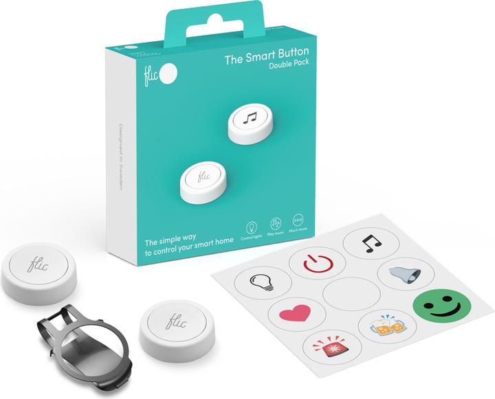 Actual product image Flic 2 Bluetooth Smart Button Double Pack