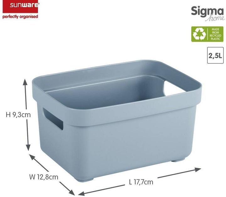 Actual product image Sunware Sigma home storage box 2.5L blue (2.50 l)