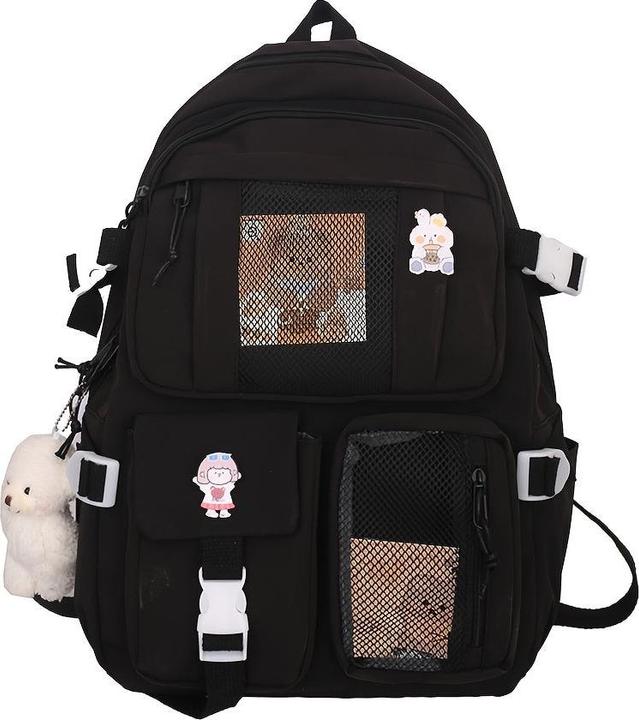 Immagine prodotto Only-Bags.Store Zaino da viaggio multitasche impermeabile Borsa scuola college Borsa trasparente