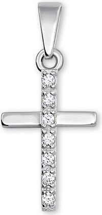 Image du produit Brilio Silver - Pendentif croix argenté scintillant 446 001 00426 04