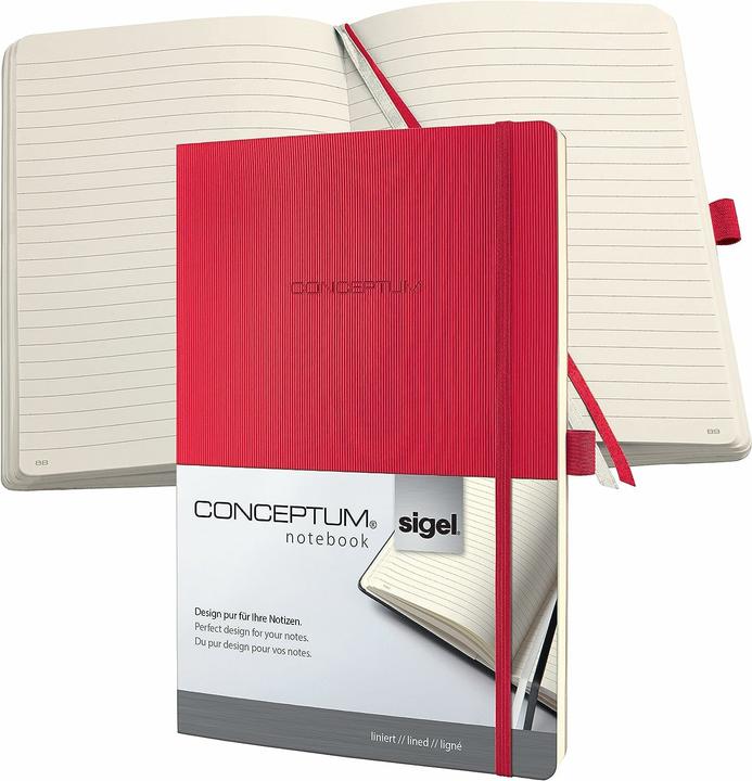 Actual product image Sigel Notebook CONCEPTUM Softcover Softwave (A4, Lined, Soft cover)