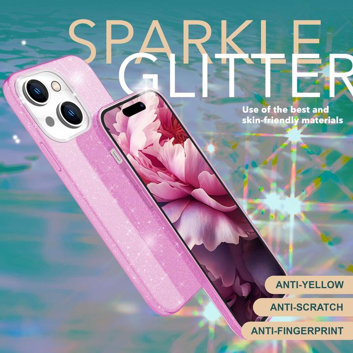 Produktbild Nalia Glitzer Hülle (Apple iPhone 15)