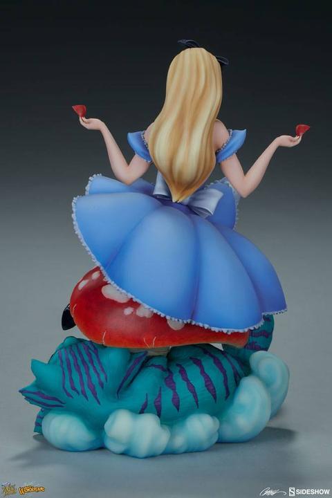 Actual product image Sideshow Fairytale Fantasies Collection "Alice in Wonderland" Statue