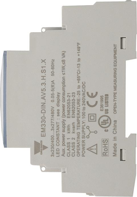 Immagine prodotto Wallbox Misuratore di potenza trifase fino a 250A, EM330 (0.05 A)