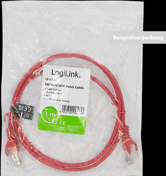 Produktbild LogiLink Netzwerkkabel (U/UTP, CAT5e, 0.50 m)