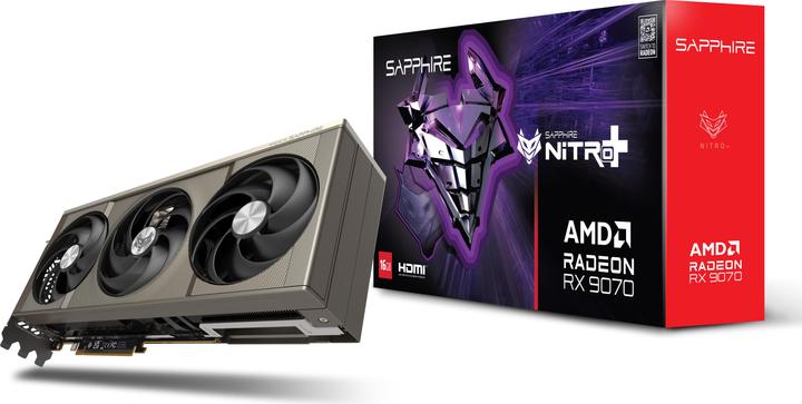 Actual product image Sapphire Nitro+ Radeon RX 9070 (16 GB)