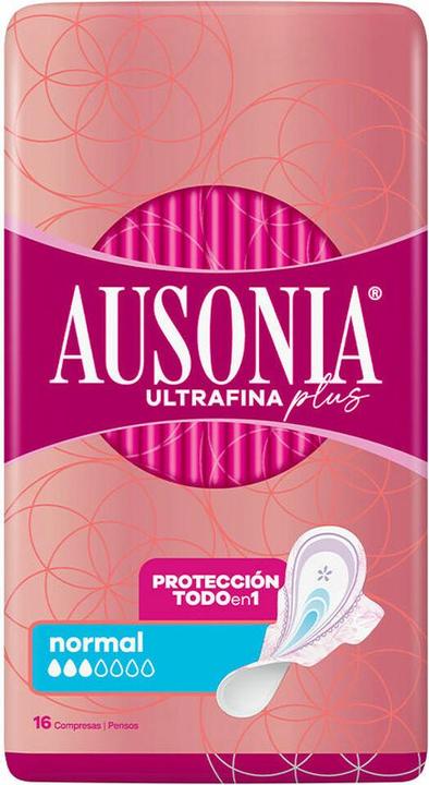 Produktbild Ausonia ULTRAFINA PLUS compresas normal alas 16 u (16 x, Damenbinden)