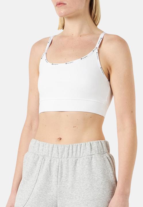 Champion BH Elastischer Sport-BH mit verstellbaren Träger, Racerback und Logoprint (XS)