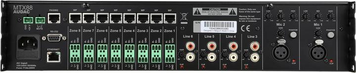 Actual product image Audac Mtx88