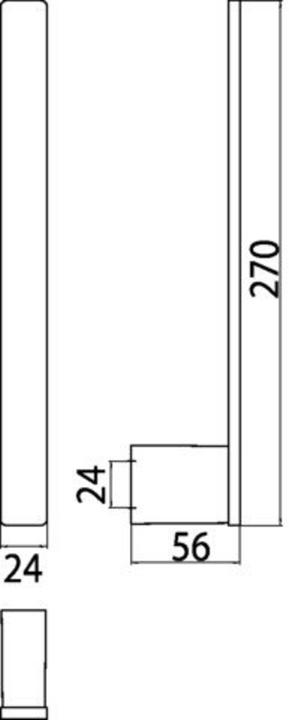 Image du produit Emco loft Porte-papier de réserve, pour 2 rouleaux, vertical 0505