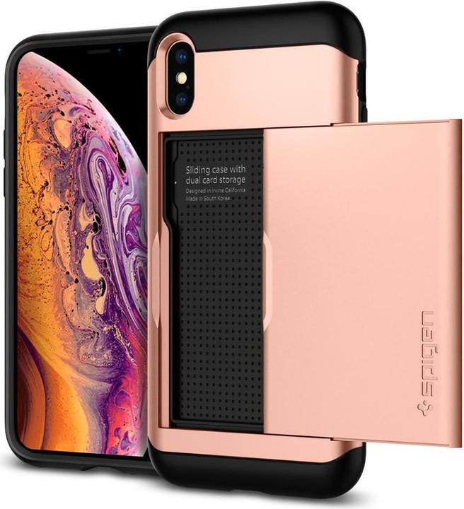 Produktbild Spigen Slim Armor CS Rose Gold (Apple iPhone XS, Apple iPhone X)