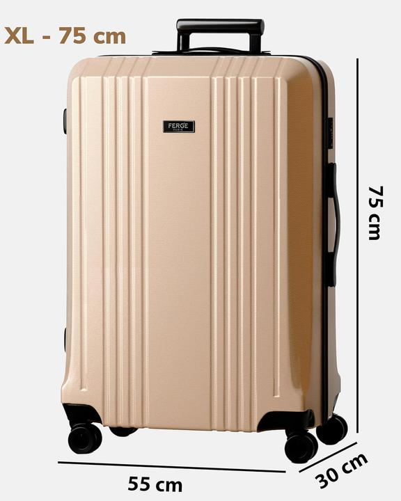 Actual product image Fergé Hartschalenkoffer mit TSA-Schloss