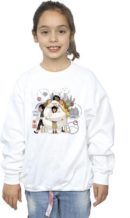 Image du produit Disney - Sweat BIG HERO BAYMAX GROUP HUG - Fille (116)
